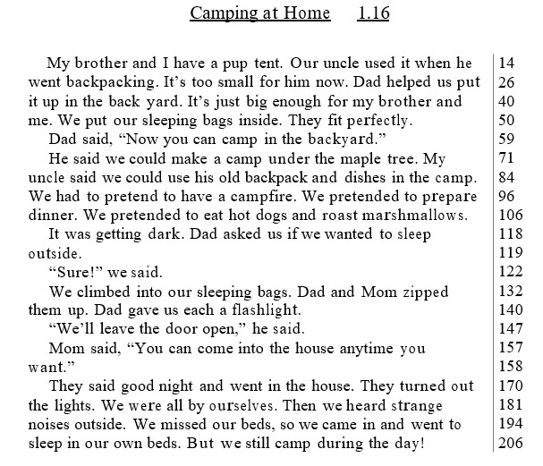 Camping at Home
